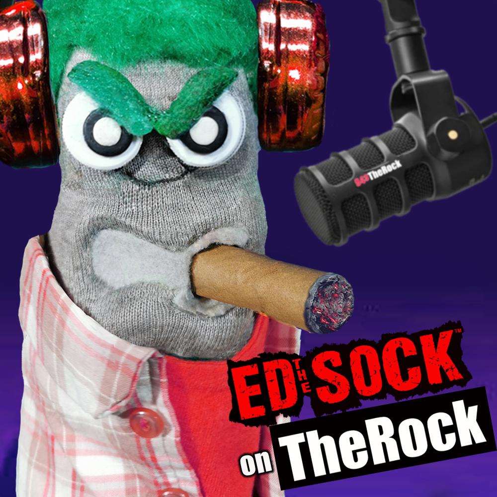 Ed the Sock on 94.9 The Rock